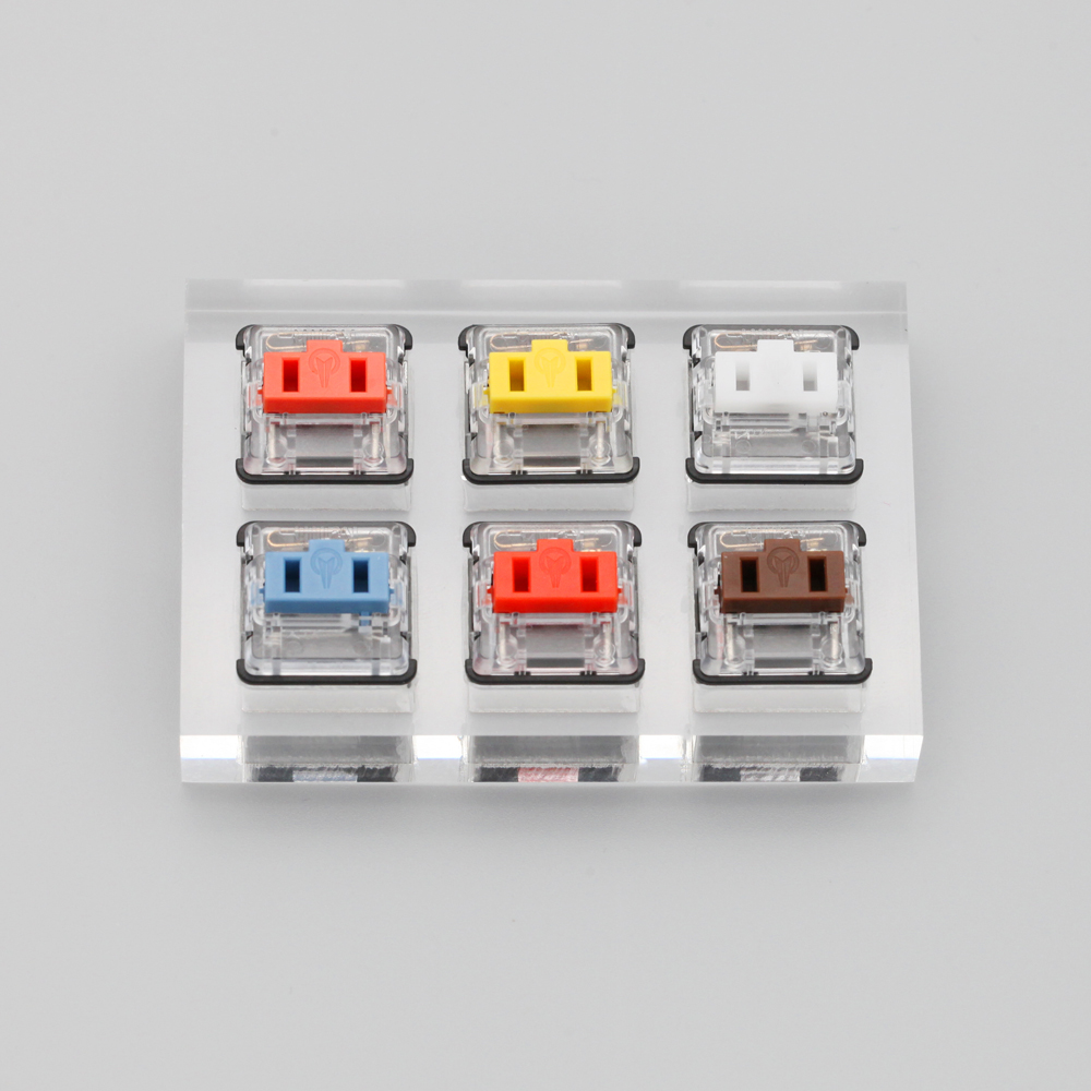 Gaming Keyboard Tester - Acryl Schakelaar Tester 2X3 Kailh Choc