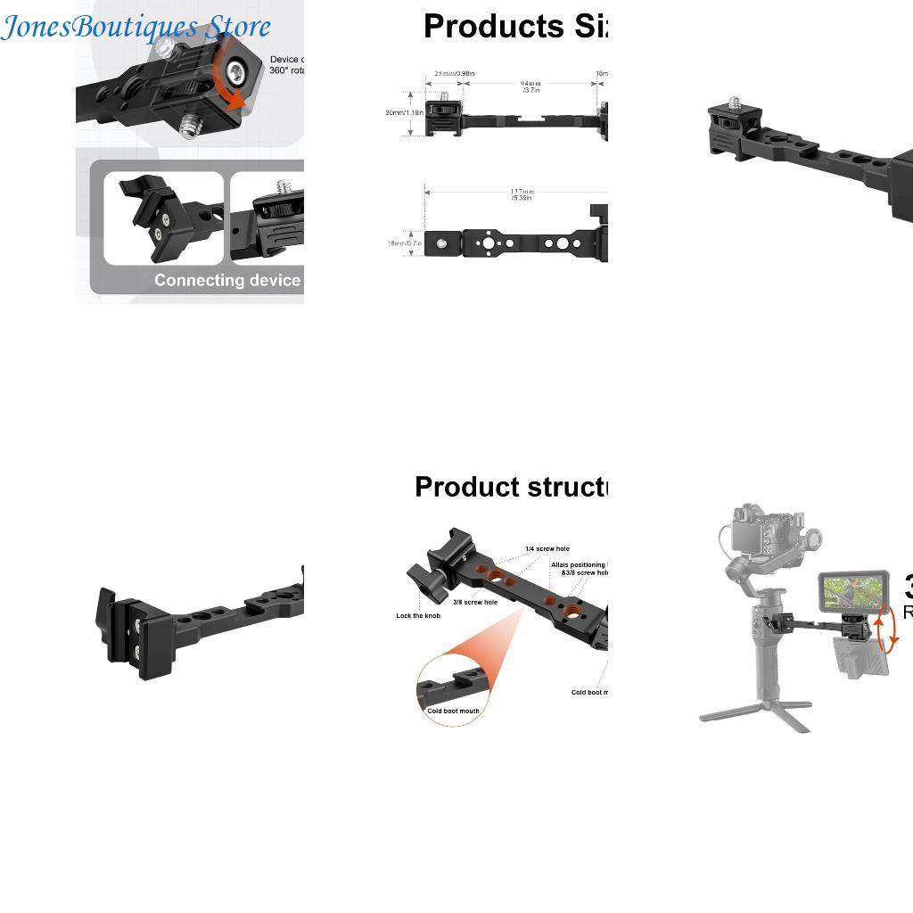 Stabilizer Screw In - Stabilisatorsteunhouder verbetert grip aluminium beugelcamera staan