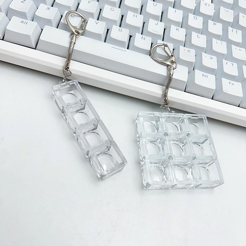 Gaming Keyboard Tester - @*Mechanische toetsenbordschakelaartester 6-toetsen DIY-sleutelhangerschakelaar-sampler voor mechanisch