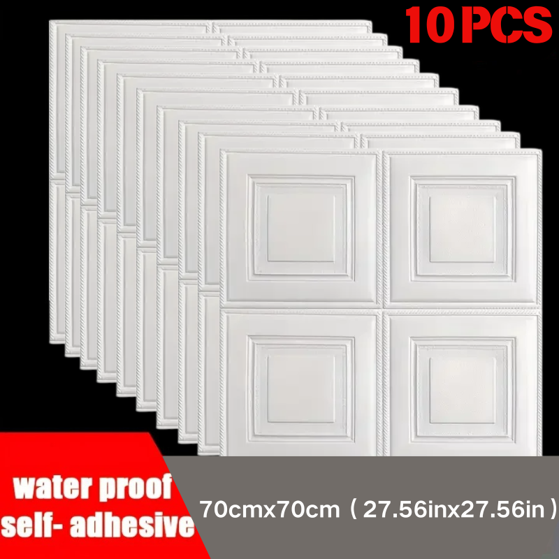 Pe Foam Sheet - 70*70cm anti-botsing waterdichte behangsticker zelfklevende schuimplaat