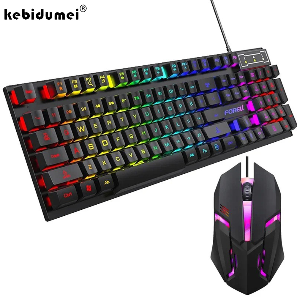 Gaming Keyboard Budget - Kebidumei 104-toetsen mechanisch toetsenbord met achtergrondverlichting