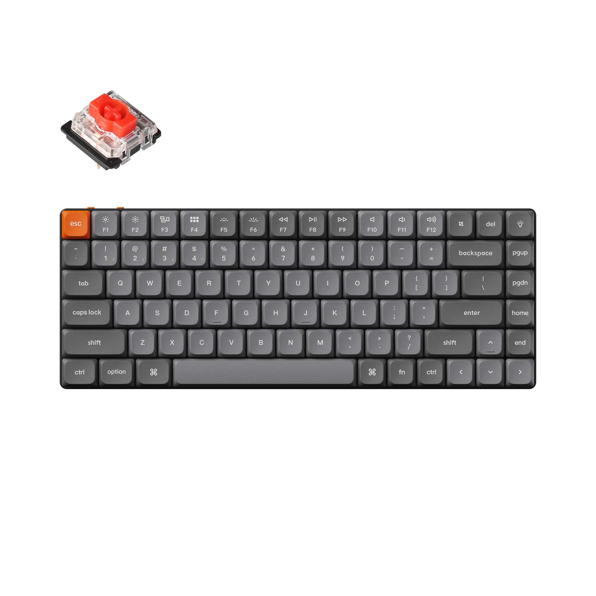 Gaming Keyboard Tester - Keychron K3 Max QMK/VIA Draadloos aangepast