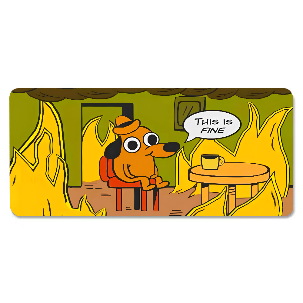 This Is Fine Dog Teckel Muisma - Gaming Keyboard High Ground recensie en prijs