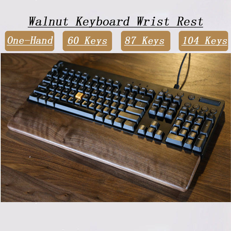 Een Hand Eiken Walnoot Houten  - Gaming Keyboard Number Pad recensie en prijs
