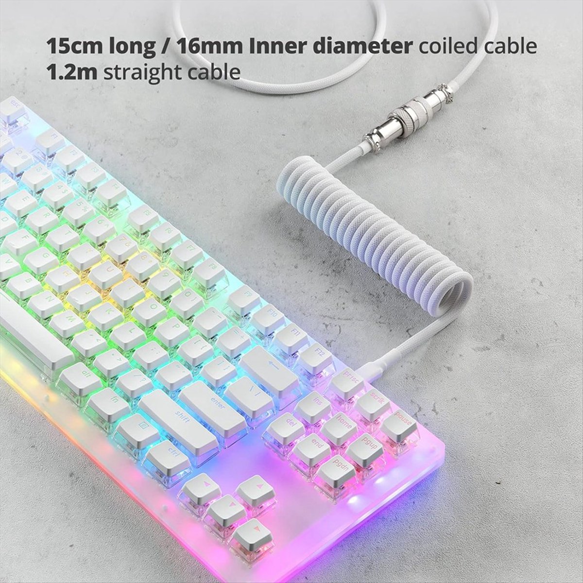 AAAE USB Type-C kabel voor gam - Gaming Keyboard Types recensie en prijs