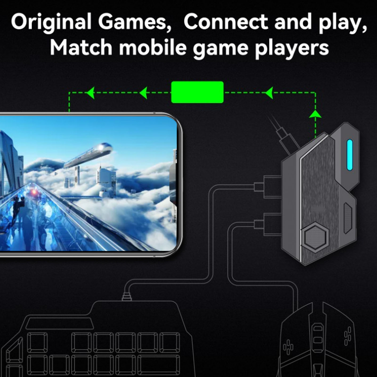 Mobiel gamecombopakket Bluetoo - Gaming Keyboard And Mouse Mobile recensie en prijs