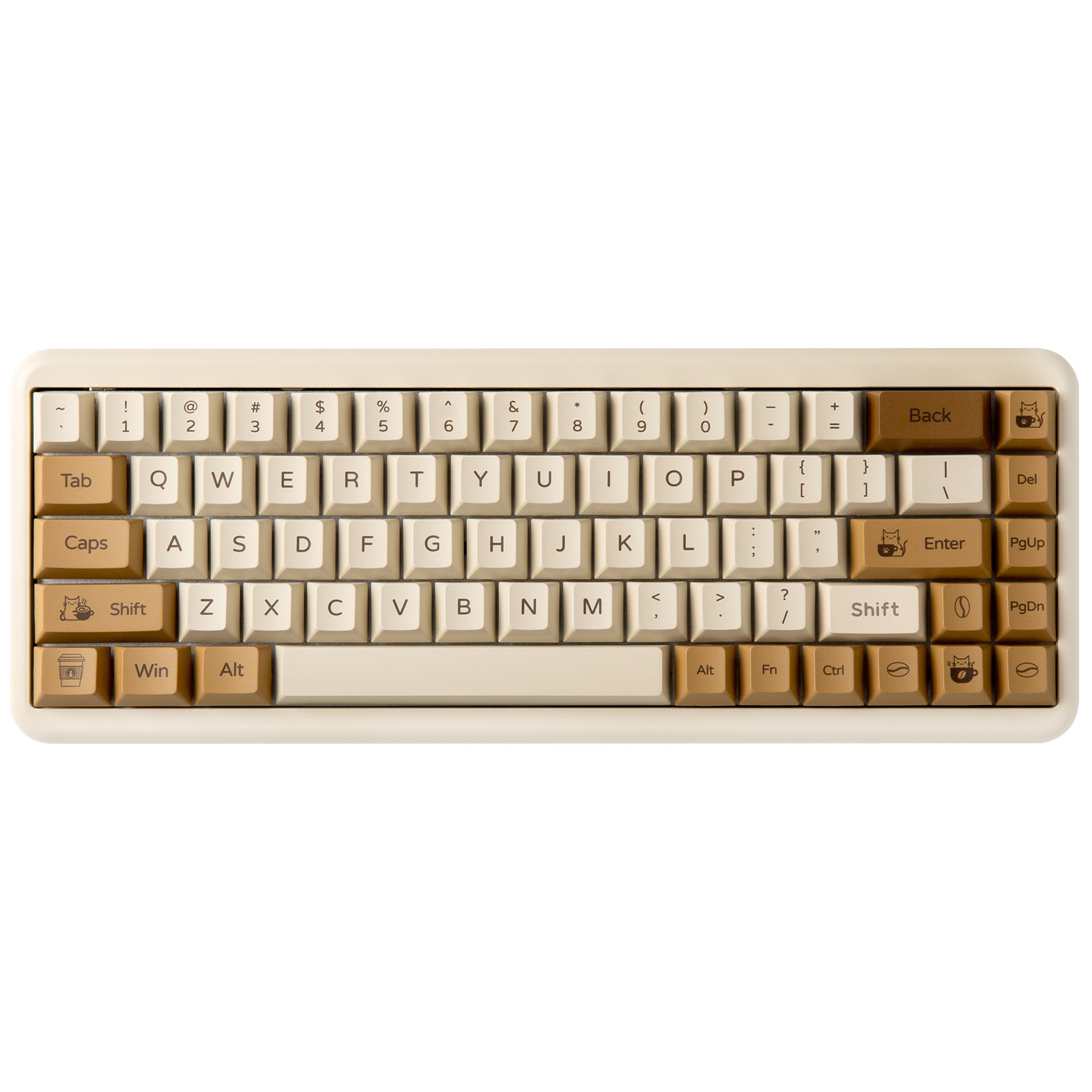 YUNZII Coffee Cat PBT Keycaps, - Gaming Keyboard Extension recensie en prijs